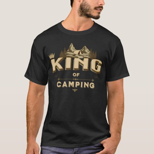 King Of Camping vintage Tシャツ (正面)