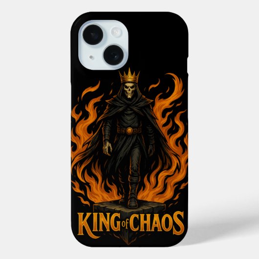 King of Chaos iPhone 15 Barely There Case Gothic Case-Mate iPhoneケース (裏面)