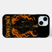 King of Chaos iPhone 15 Barely There Case Gothic Case-Mate iPhoneケース (裏面 (横))