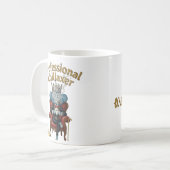 King of comfort Chillaxer Monkey コーヒーマグカップ (正面左)