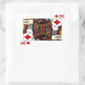 King of Diamonds – 長方形シール (バッグ)