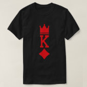 King of Diamonds Playing Card Halloween Costume  Tシャツ (デザイン正面)