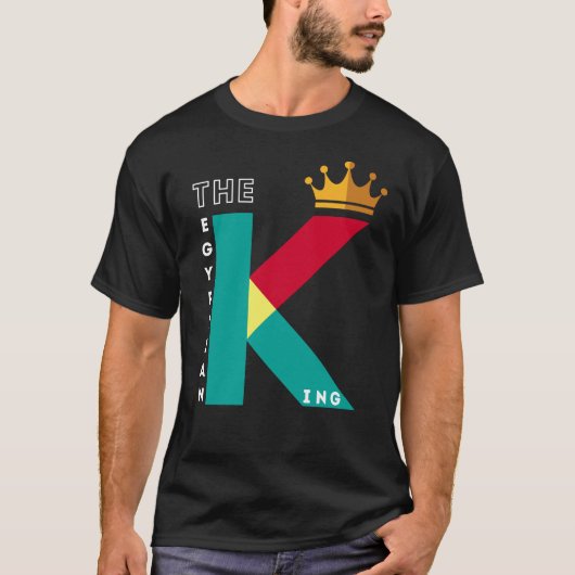 King of Egypt Shirt、Mo Salah T-Shirt Tシャツ (正面)