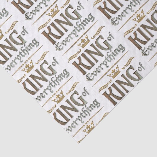 KING of EVERYTHING – 父の日の王室の冠 薄葉紙 (詳細)
