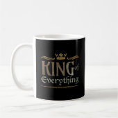 KING of Everything – 祖父王室のパパ父 コーヒーマグカップ (左)