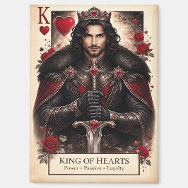 King of Hearts Gothic Tarot Card Magnet マグネット