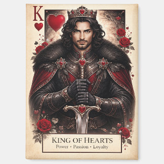 King of Hearts Gothic Tarot Card Magnet マグネット