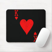 King Of Hearts Matching Couple Saint Valentine's D マウスパッド (マウス)