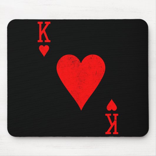 King Of Hearts Matching Couple Saint Valentine's D マウスパッド (正面)