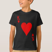 King Of Hearts Matching Couple Saint Valentine's D Tシャツ (正面)