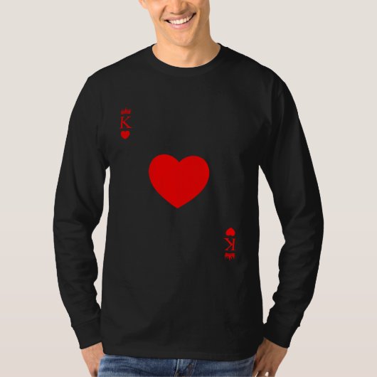 King Of Hearts Matching Couple Saint Valentine's D Tシャツ (正面)
