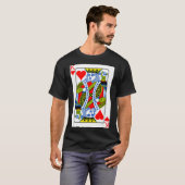 King Of Hearts Playing Card Valentine Costume  Tシャツ (正面フル)