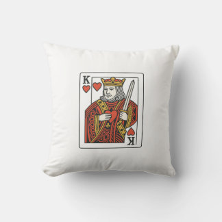 King of Hearts — Regal Red & Gold クッション