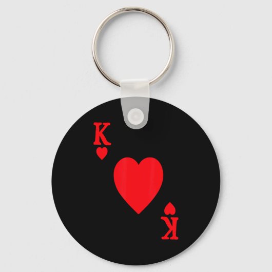 King Of Hearts Valentine's Day Lover Royal Flush F キーホルダー (正面)