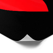 King Of Hearts Valentine's Day Lover Royal Flush F ポスター (角)