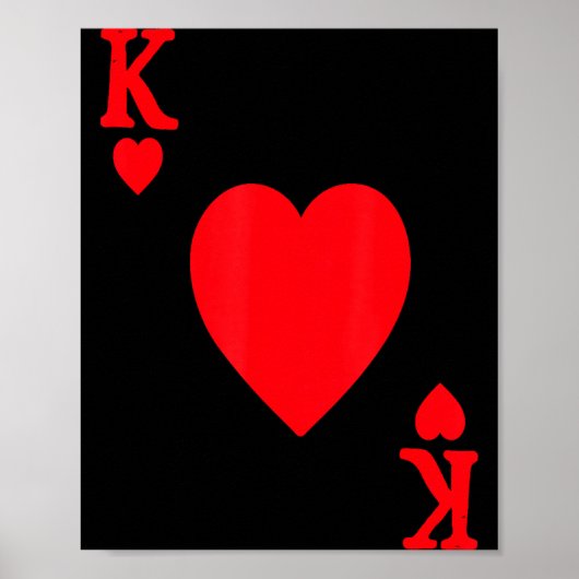 King Of Hearts Valentine's Day Lover Royal Flush F ポスター (正面)