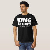 King of Hops - Sip Savorルールカスタム Tシャツ (正面フル)