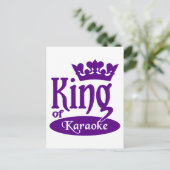 King of Karaokeはがき ポストカード (スタンド正面)