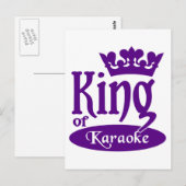 King of Karaokeはがき ポストカード (正面/裏面)