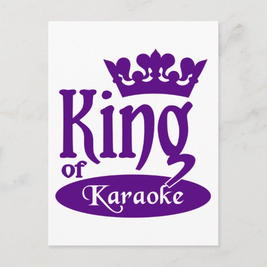 King of Karaokeはがき ポストカード (正面)