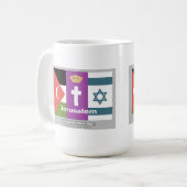 King of Kings Jerusalem Mug コーヒーマグカップ (正面左)