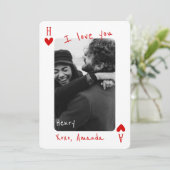 king Of My Heart Personalized Photo  シーズンカード (スタンド正面)