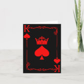 King Of Spade Game Black History Playing Card Men  カード (正面)