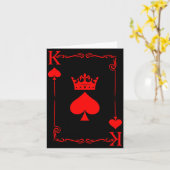 King Of Spade Game Black History Playing Card Men  カード (黄色い花)