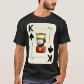 King Of Spades Deck Of Cards  Halloween Costume Tシャツ (正面)