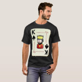 King Of Spades Deck Of Cards Halloween Costume Tシャツ (正面フル)