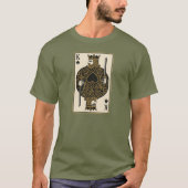 King of Spades — Regal Black & Gold Tシャツ (正面)