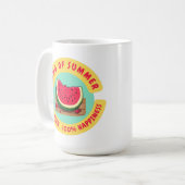 King Of Summer Juicy Watermelon  コーヒーマグカップ (正面左)