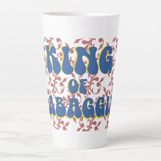 King of Teabagging カフェラテマグ (正面)