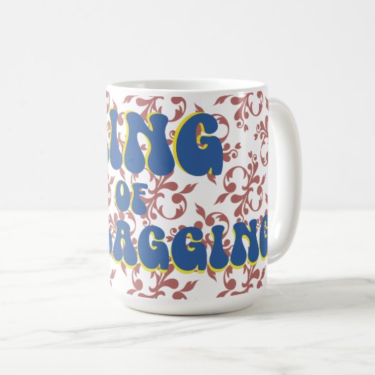 King of Teabagging コーヒーマグカップ (正面右)