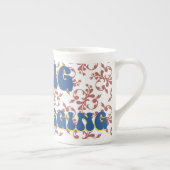 King of Teabagging ボーンチャイナマグカップ (右)