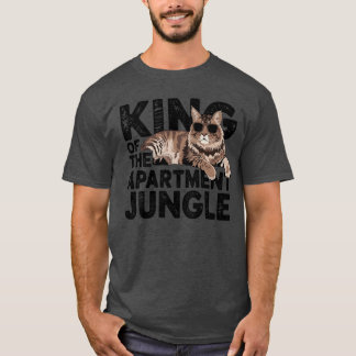 King of the Apartment Jungle Maine Coon Oversized Tシャツ