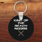 King Of The Beach Noobs Video Game Shirt  キーホルダー (正面)