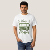 King Of The Camper, Camper RV Owner おもしろい Gift Tシャツ (正面フル)