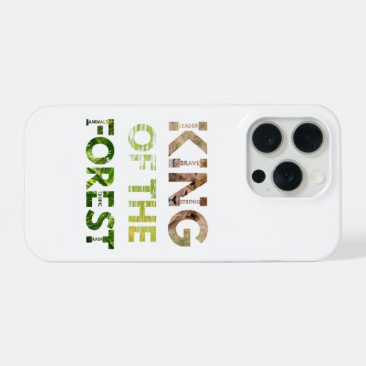 King of the Forest  iPhoneケース (裏面横)