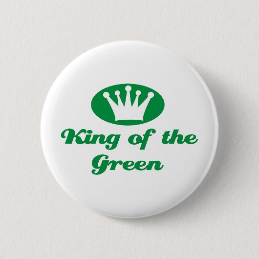 King of the Green 缶バッジ (正面)