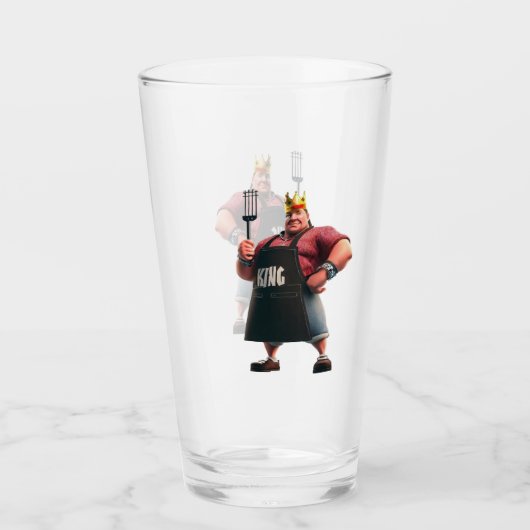 King of the Grill Beer Glass タンブラーグラス (正面)