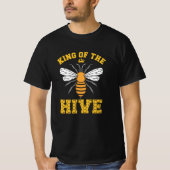 King of the HIVE Beekeepers Bee love whisperer Tシャツ (正面)