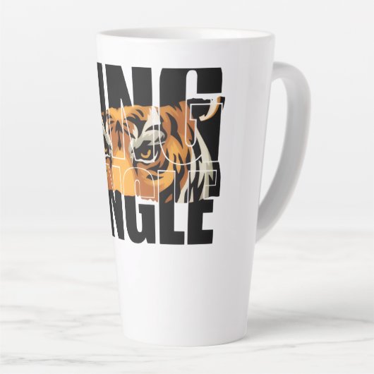 King of the Jungle カフェラテマグ (右アングル)