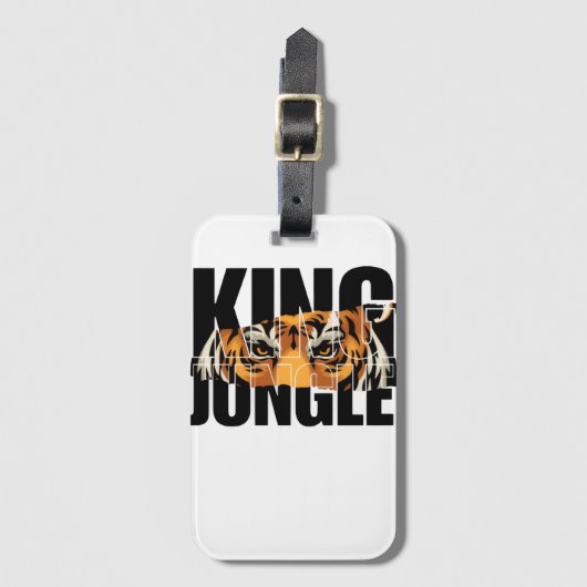 King of the Jungle ラゲッジタグ (正面縦)