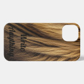 King of the Jungle Fur Texture Phone Case  iPhoneケース (裏面横)