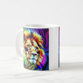 King of the Jungle Lion  コーヒーマグカップ (正面左)