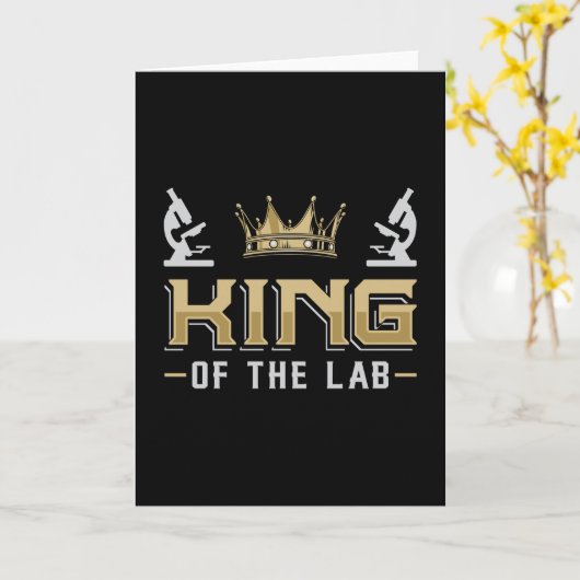 King Of The Lab Technician Lab Tech カード (黄色い花)