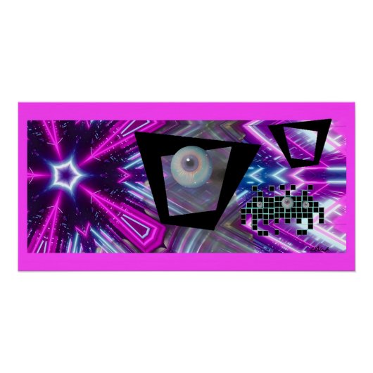 King of the New Vaporwave Invasion ポスター (正面)