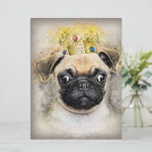 King Of The Pug Dogs,おもしろい犬,Pug Lover Gift メニュー (スタンド正面)