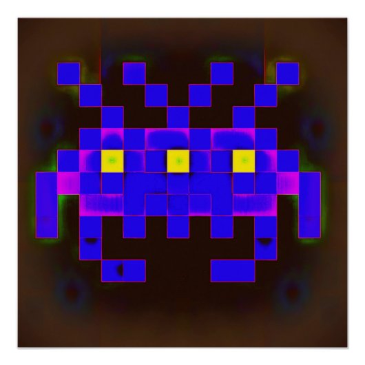 King of the Space Invasion (Version B) ポスター (正面)